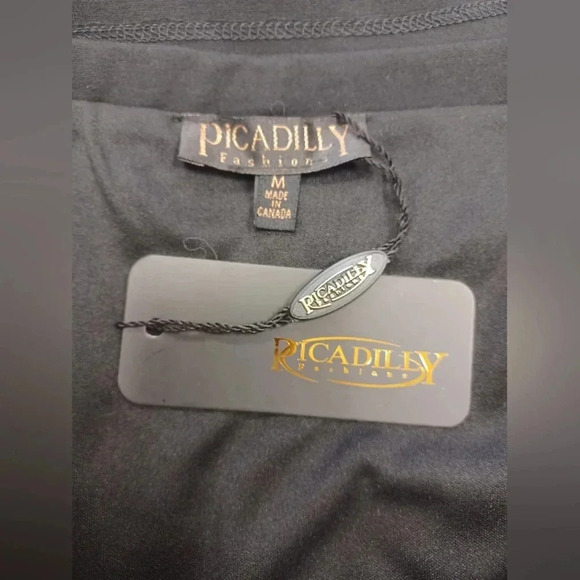 Picadilly NWT Black Lined Mini Skirt Size Medium - Picture 8 of 9